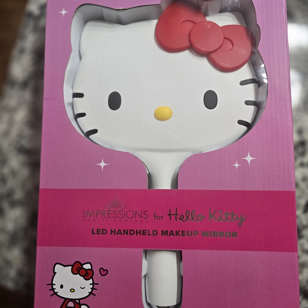 Impressions Hello Kitty LED Handheld Makeup Mirror